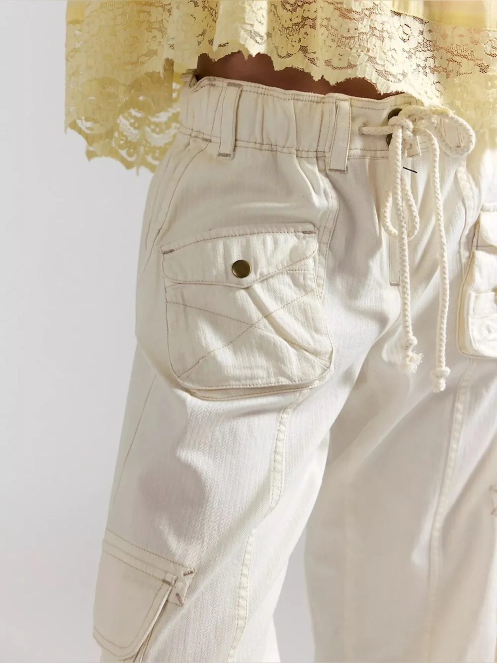 Free People Tahiti Pull-On Cargo Pants